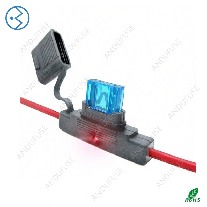 大号LED带灯汽车防水座